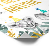 Goedkeuren van een partijcode voor dierenblauw gou poster (Hoek)