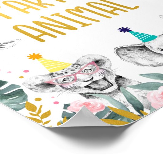 Goedkeuren van een partijnummer voor dierroze goud poster (Hoek)