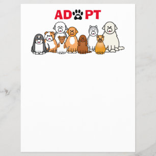 Goedkeuren van een tekst met geïllustreerde dieren flyer