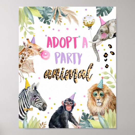 Goedkeuren van een vogeletafel voor dieren die vei poster (Voorkant)