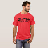 Goedkeuren voor God T-shirt (Voorkant volledig)