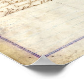 Goedkeuring Abraham Lincoln Ondertekening 13e wijz Poster (Hoek)