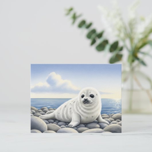 Goedkeuring Baby Wild Animals Briefkaart (Staand voorkant)