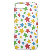 Goedkeuring gamer Meeple Pattern Case-Mate iPhone Case (Achterkant)