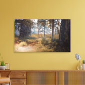 Goedkeuring in de Bossen Canvas Afdruk (Insitu (Woonkamer))