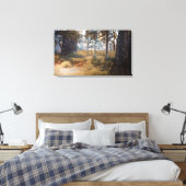 Goedkeuring in de Bossen Canvas Afdruk (Insitu (Slaapkamer))