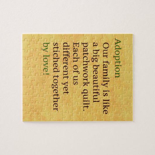 Goedkeuring is een patchwork legpuzzel (Horizontaal)