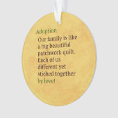 Goedkeuring is een patchwork ornament (voorkant)