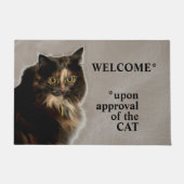 Goedkeuring kat Tortie Welkom Deurmat (Voorkant)