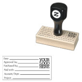 Goedkeuring van boekhoudingsaankoopproject rubberstempel (Gestempeld)
