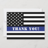 Goedkeuring van de rechtshandhaving van de douane- bedankkaart (Voorkant)