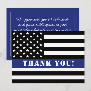 Goedkeuring van de rechtshandhaving van de douane- bedankkaart