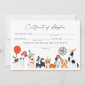 Goedkeuring van een vaderschapscertificaat kaart (Voorkant)