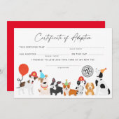 Goedkeuring van een vaderschapscertificaat kaart (Voorkant / Achterkant)