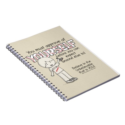 Goedkeuring van jezelf notitieboek (Rechterzijde)