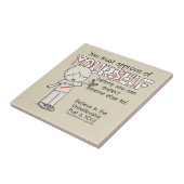 Goedkeuring van jezelf tegeltje (Zijkant)