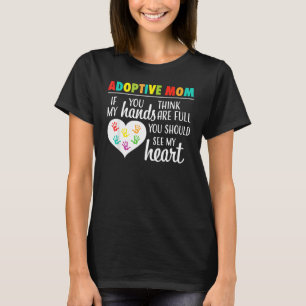 Goedkeuring van moedercitaat voor adoptie ouders t-shirt