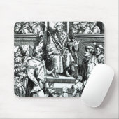 Goedkeuring van wezen in het achtergerechtshof muismat (Met muis)