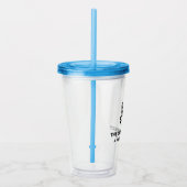 Goedkeuringen van het Clopen-effect Acryl Drinkbeker (Rechts)