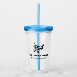 Goedkeuringen van het Clopen-effect Acryl Drinkbeker