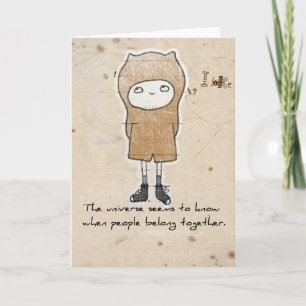 goedkeurings wenskaart kaart