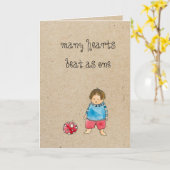 goedkeurings wenskaart kaart (Gele Bloem)