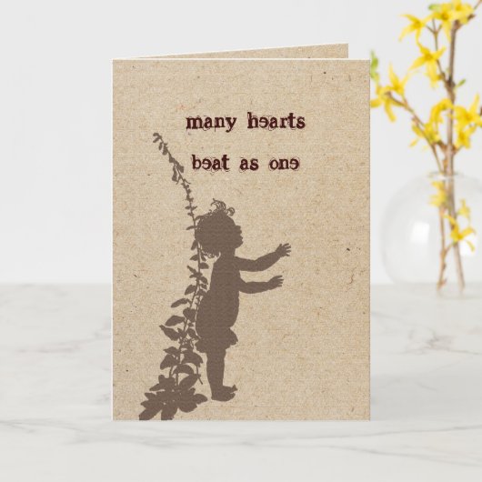 goedkeurings wenskaart kaart (Gele Bloem)