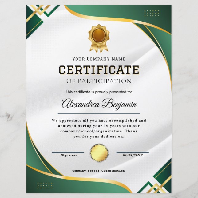 Goedkeuringscertificaat (Voorkant)