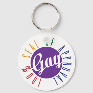Goedkeuringsketting voor homoseksuelen sleutelhanger