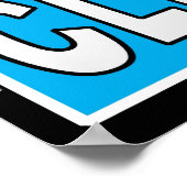 Goedkeuringsteken voor winkelgebruik in de detailh poster (Hoek)