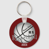 Goedkoop aangepaste Basketball Senior Night Gift I Sleutelhanger (Achterkant)