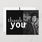 Goedkoop Afstuderen Dank u kaart (Voorkant / Achterkant)