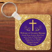 Goedkoop cadeautje voor bezoekers van de kerk, Aan Sleutelhanger (Voorkant)
