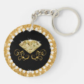 Goedkoop cadeautje voor haar op de verjaardag van  sleutelhanger (Achterkant)