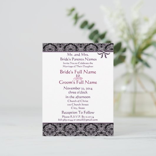 Goedkoop elke kleur van de Douane voor het Verzend Uitnodiging Briefkaart (Staand voorkant)