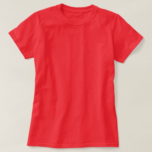 goedkoop gewoon rood t-shirt (Design voorkant)