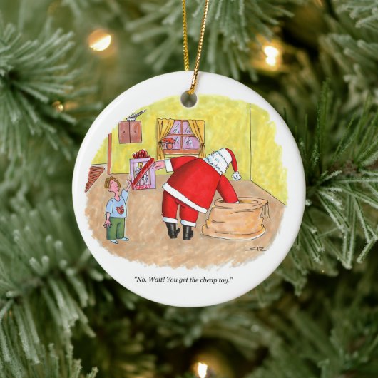 Goedkoop keramisch rond speelgoed sieraam ornament (Boom)