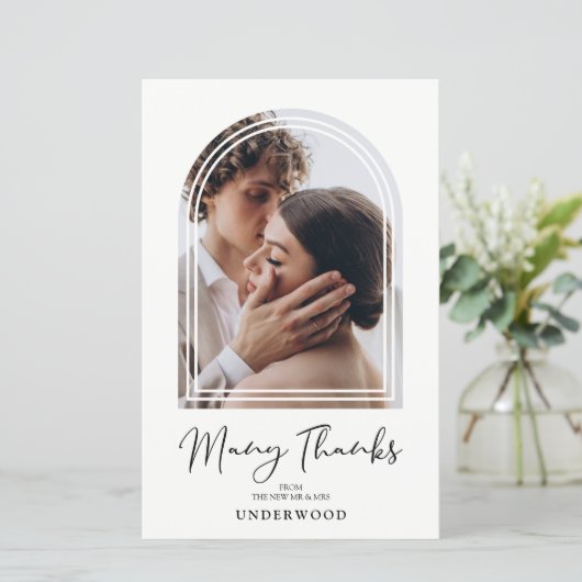 Goedkoop minimalistisch wapeneffect Fotobruiloft (Staand voorkant)