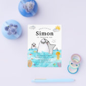 Goedkoop Onder het Zee Zwemmende Haai Oceaan Verja Flyer (Enkel)