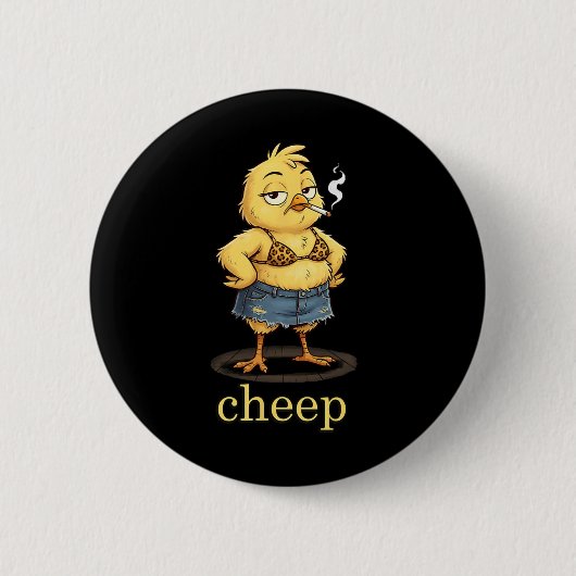 Goedkoop Ongepast Pasen _1  Ronde Button 5,7 Cm (Voorkant)