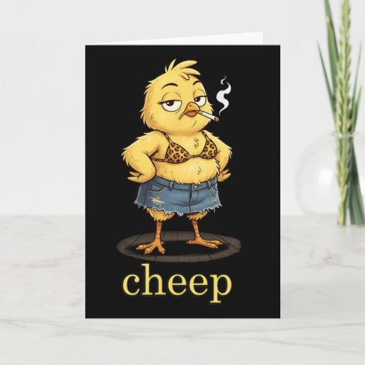 Goedkoop Ongepast Pasen Kaart (Voorkant)