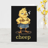 Goedkoop Ongepast Pasen Kaart (Gele Bloem)