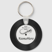 Goedkoop, Record Sleutelhanger. Muziek Thema Feest Sleutelhanger (Voorkant)