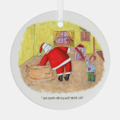 Goedkoop rond glazen kerstbal speelgoed glas ornament (Achterkant)