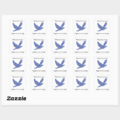 Goedkoop welkom bij ons team Business Bird Vierkante Sticker (Vel)