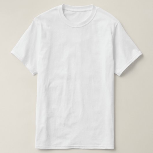 goedkoop wit t-shirt (Design voorkant)