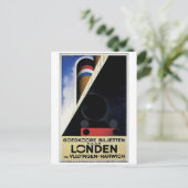 Goedkoope Biljetten - Vintage Travel Ad Briefkaart (Staand voorkant)