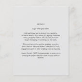 GOEDKOOPSTE Calligraphy Ampersand Huwelijk Flyer (Achterkant)