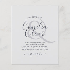 GOEDKOOPSTE Calligraphy Ampersand Huwelijk Flyer