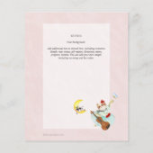 GOEDKOOPSTE Flyer voor Baby Shower met Kinderrijmp (Achterkant)